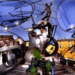 nel quartiere oltretorrente a Parma la statua del partigiano svetta nel cielo,tutti i giorni avviene un esecuzione da  parte di gente che deruba lo st