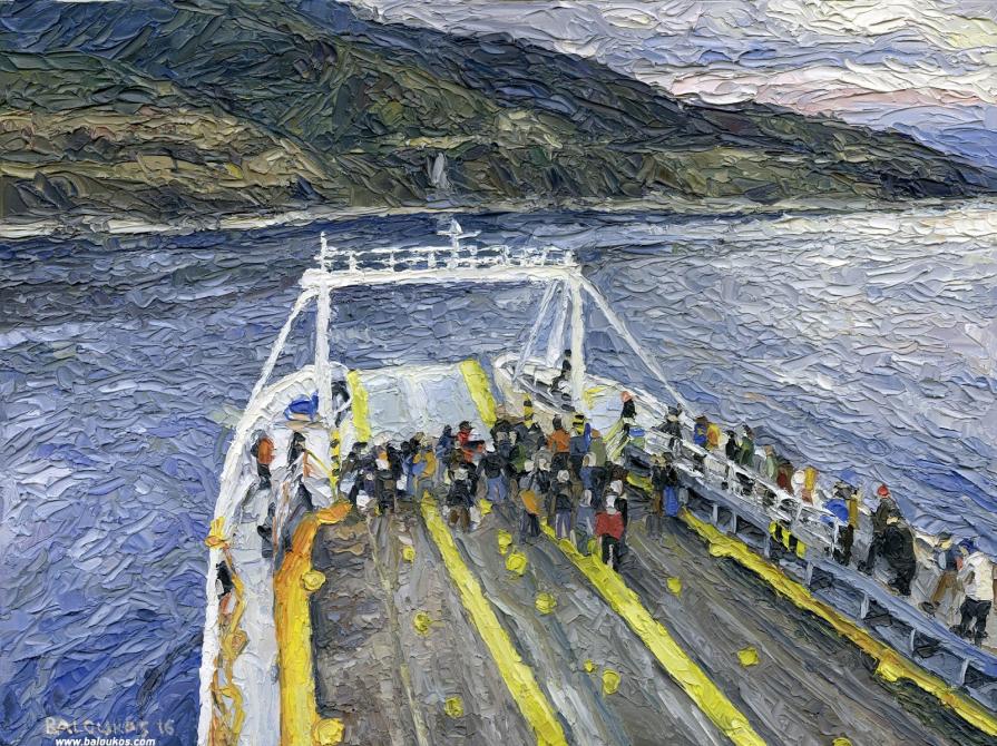 Arriving at Mount Athos