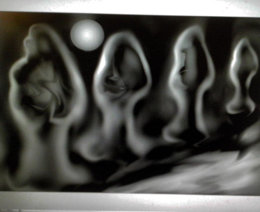 di notte il torrente scorre silenzioso 