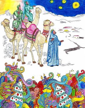 PARTIRONO SEGUENDO LA STELLA COMETA…