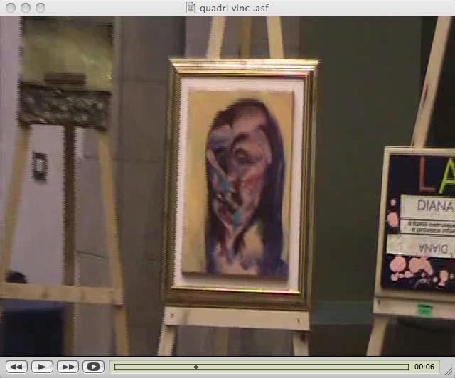 Winner of the 1 prize painting organized small Prize formed