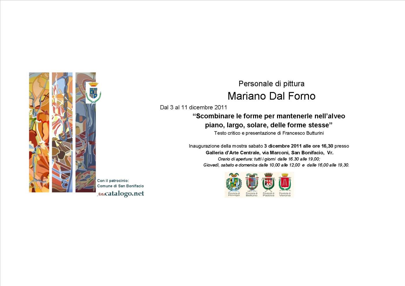 “Scombinare le forme per mantenerle nell’alveo piano, largo, solare, delle forme stesse"