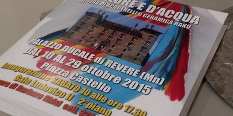 DI COLORE E D'ACQUA al Palazzo Ducale di Revere (Mantova) si è conclusa alla grande!