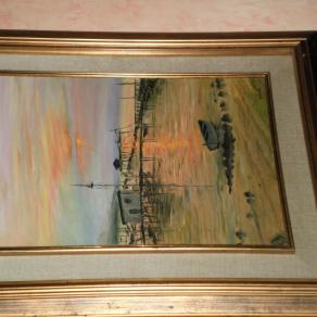 tramonto a trabucchi