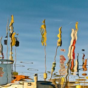 con lo sguardo verso il cielo