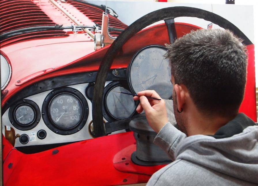 Pintura em progresso / Painting in progress