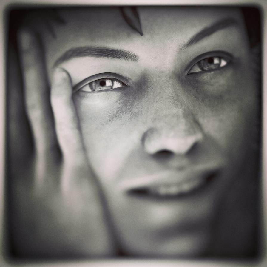 Ritratto Bianco e Nero (modella virtuale)