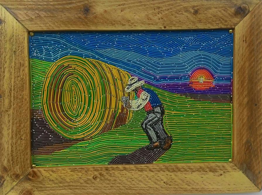 Acrobata sull'argine