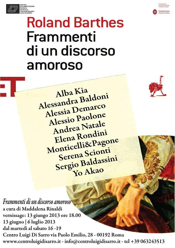 Frammenti di un discorso amoroso Frammenti di un discorso amoroso