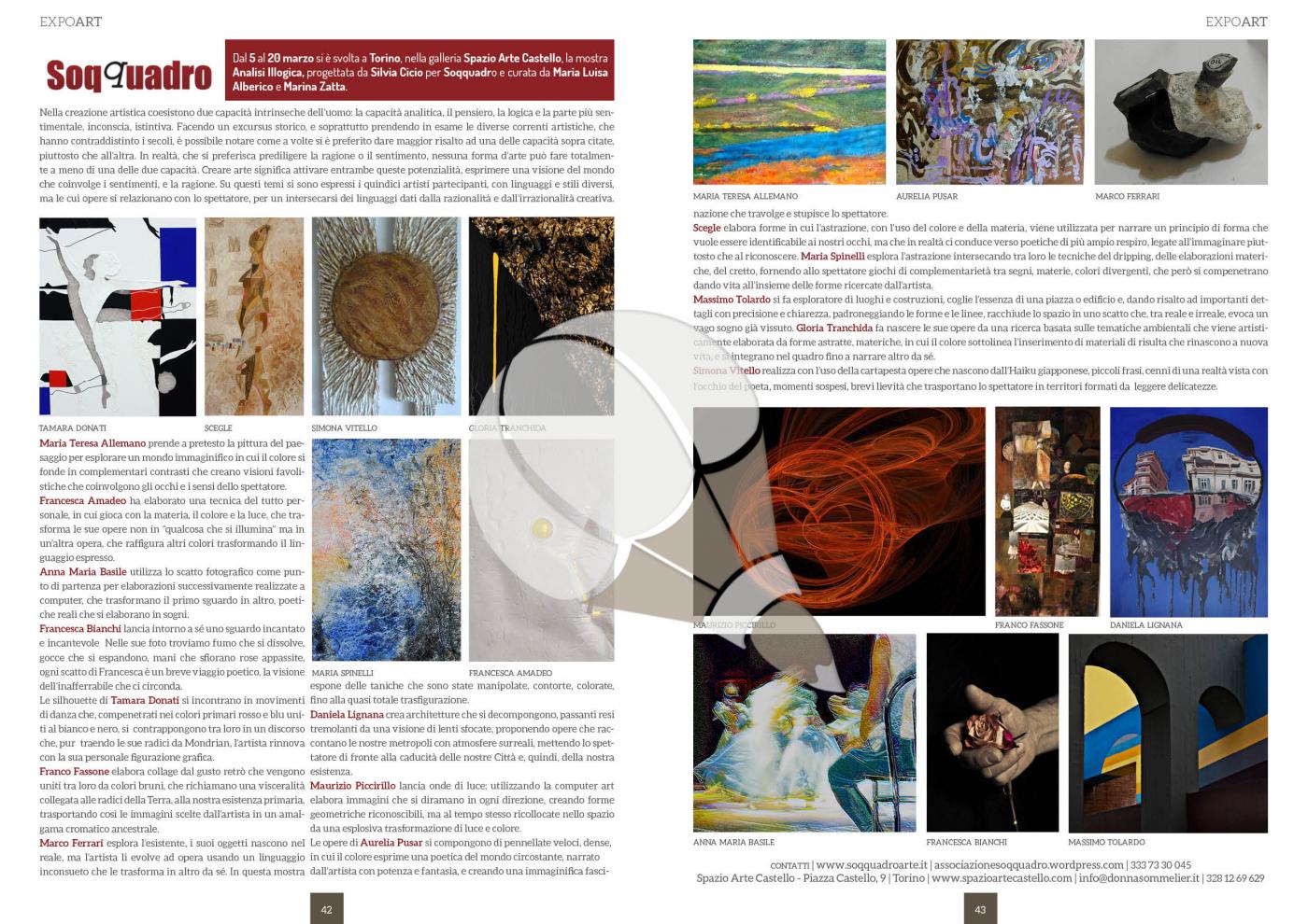 Articolo di Expo Art sulla mostra Analisi Illogica