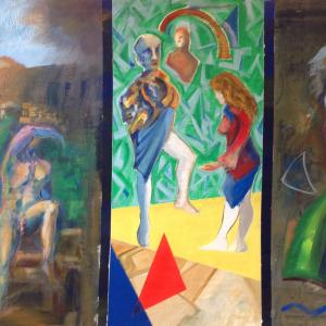 Un omaggio alla Città di Fiesole nella pittura e nella scultura” opere di Andrea Simoncini e Lorenzo Galligani