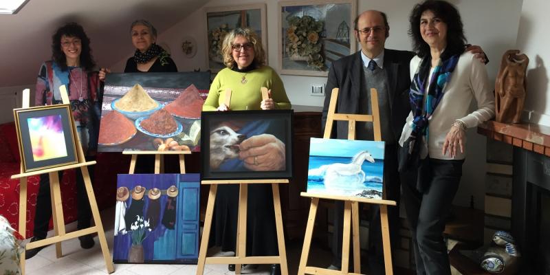 RESERVED TO ARTISTS ... AND ... "DRINK WITH ART .." ... February 5, 2017 in SPAZIOFFICINA, Rome