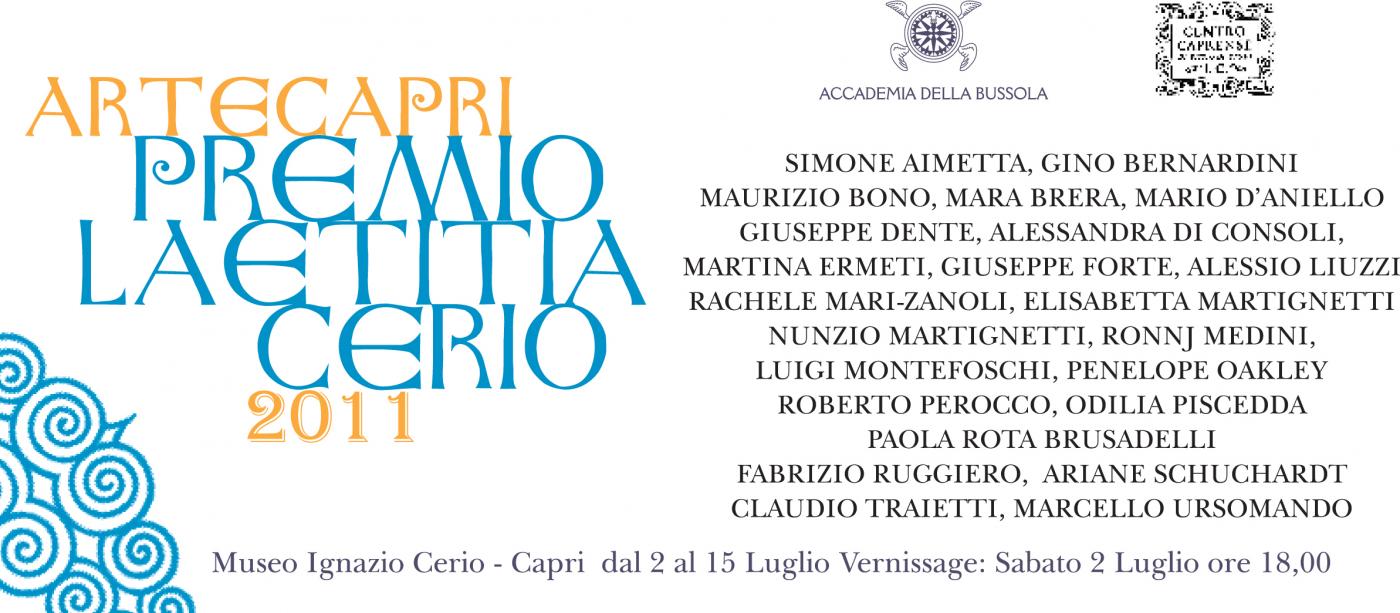 ARTECAPRI PRIZE LETITIA CERIO