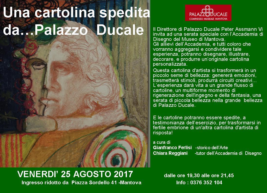 Cartolina d'Autore da Palazzo Ducale, Mantova