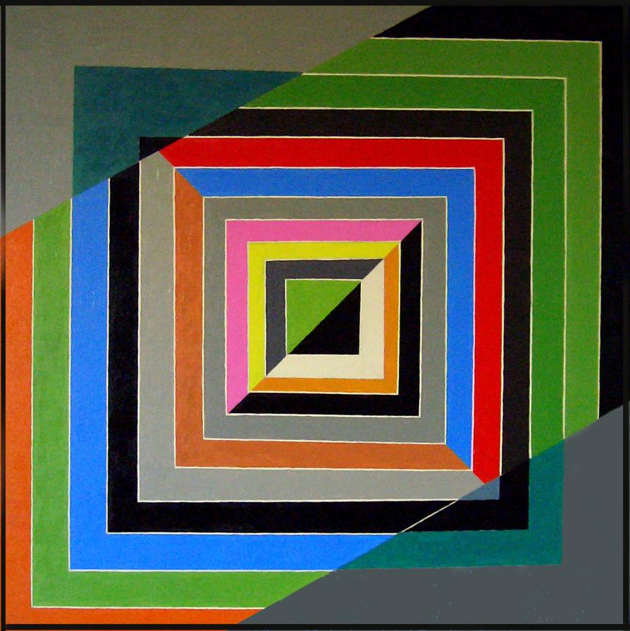 Avanti indietro    olio su tela   90x90   2007