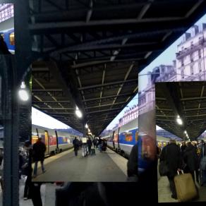 Arrivée gare de l'est !