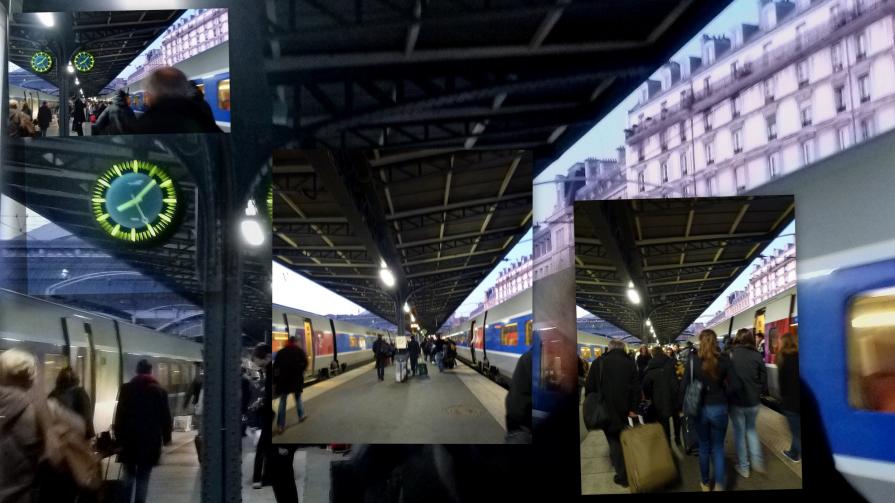 Arrivée gare de l'est !