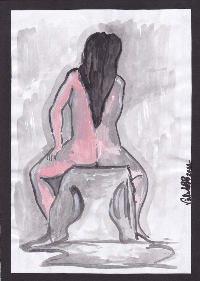 Mini_Picture su carta (SERIE PITTORICA NUDI)