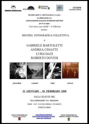 Locandina Mostra Collettiva Foyer Cinema Comunale Folgaria TN