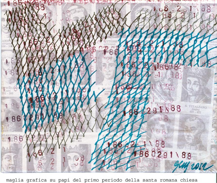maglia grafica su papi del primo periodo della santa romana chiesa