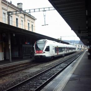 La stazione ferroviaria di LUGANO
