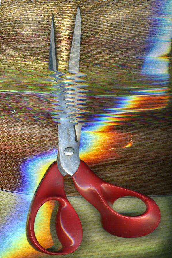 tagliare onde visive.