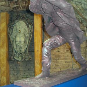 Il Maestro di scultura Denis Raccanelli alla ArteArte di Mantova.