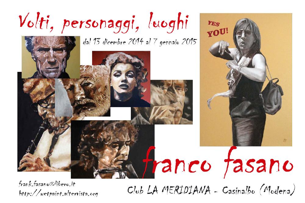 Volti, Personaggi, Luoghi