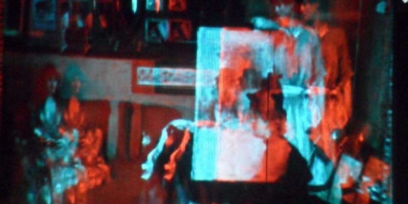 pitture 3d stereoscopiche a olio e solfati d'argento.La pittura  in 3d stereoscopica ,e' la piu' grande rivoluzione della storia dell' arte contemporanea