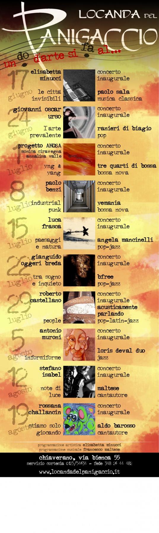 UN DO D'ARTE SI FA AL PANIGACCIO