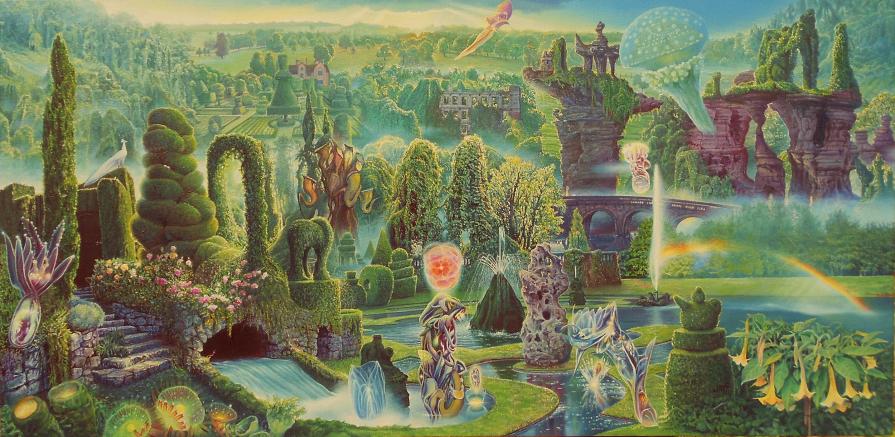 "Garden in the Valley of Clinging Vines"