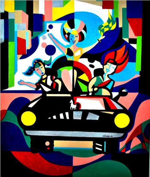 Girls at yhe city Girls at yhe city