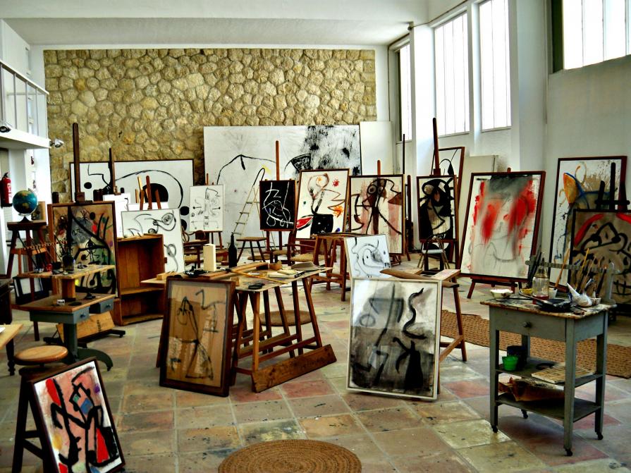 Lo studio di Mirò a Palma di Maiorca