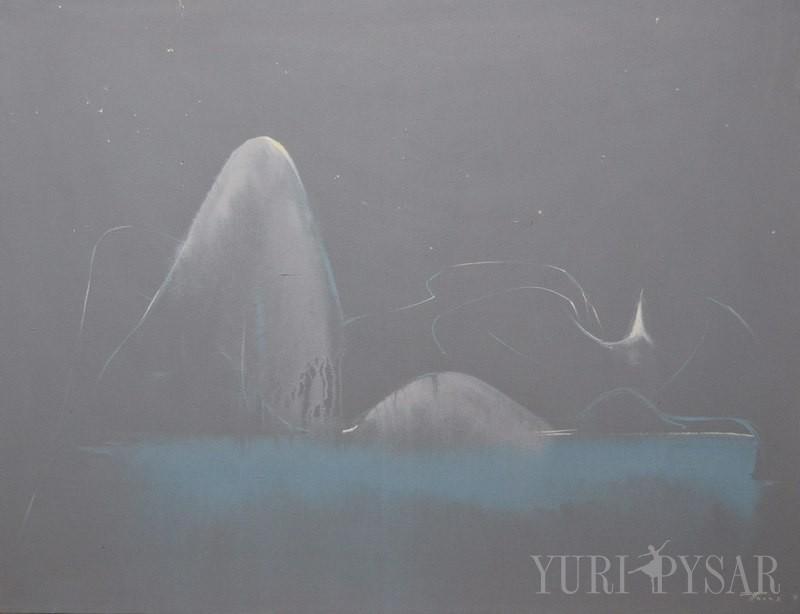 Abstract Painting Modern "Hugs"