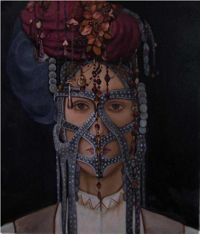 Behind the veil, 50X60 cm ,2013