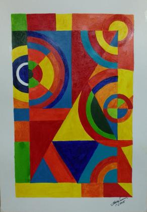 COMPOSITION NR 027 – "Square 011" – By EURICO HAAN – 2015