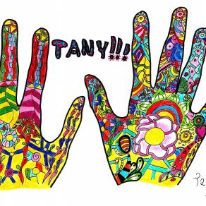  TanyZentangle !!!! @-)---)---- 1 ... Vi Presento Le Mie Mani !!! <3 