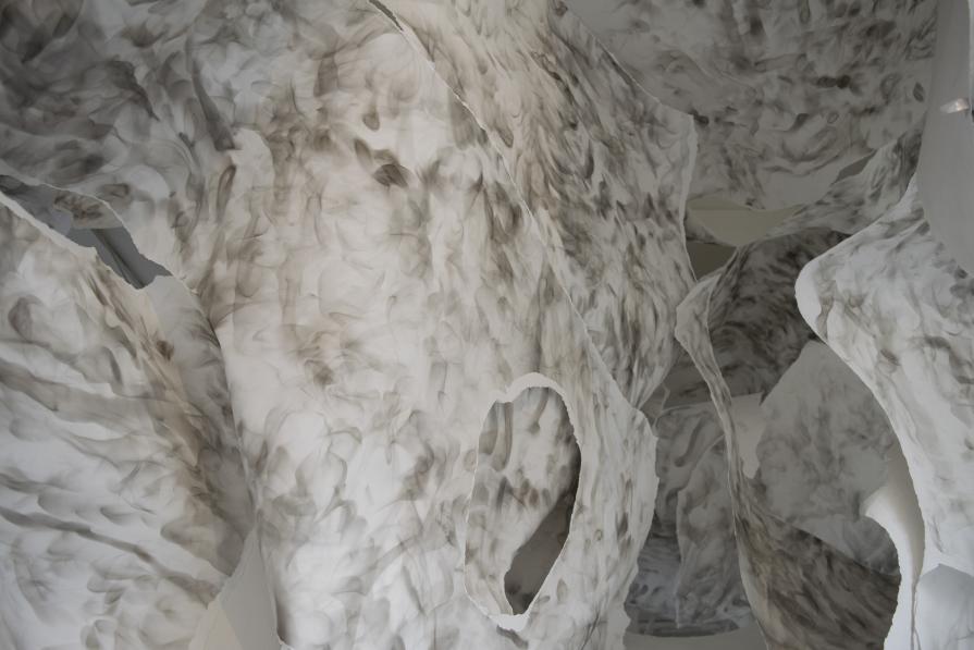 Close up of  'MOHA : หลง' installation