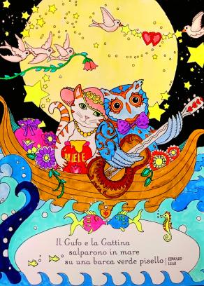 E cantarono una dolce... piccola canzone alla luce di una chitarra a cinque corde ....