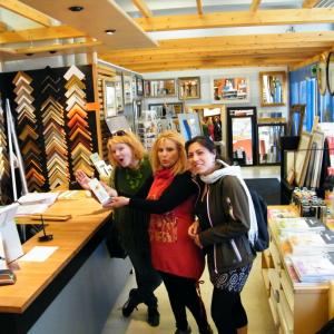 ROSA DIDONNA Mix media Workshop - englannin ja italiankielinen paja  a Taidemuseo ad Oulu in Finlandia project by Vincenza Rubini