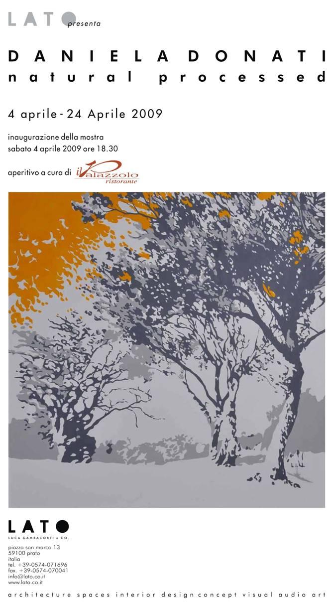 Solo Exhibition by DANIELA DONATI , PRATO, 4 - 30 April 2009