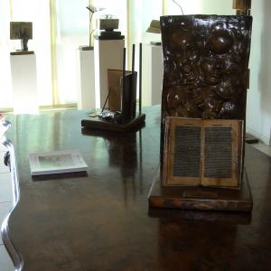 ESPOSIZIONE SCULTURE HOTEL LUX  a MODENA.