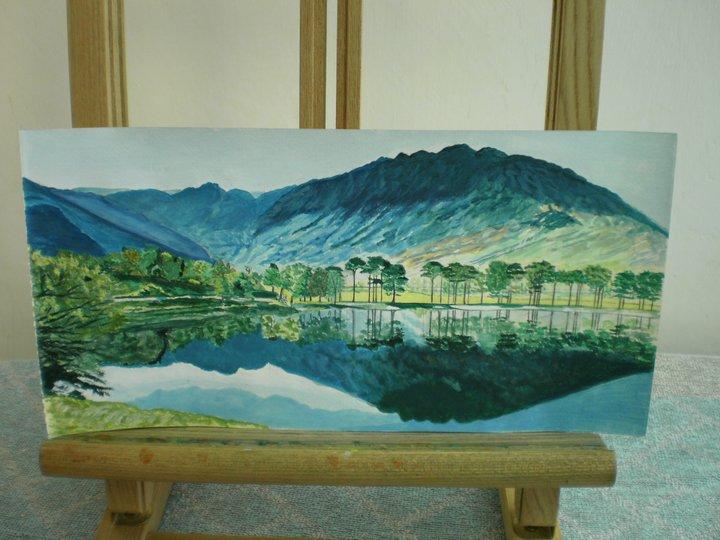 paesaggio che si specchia nel lago