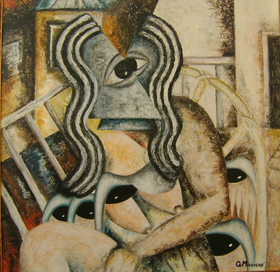 Donna al balcone op.n°1