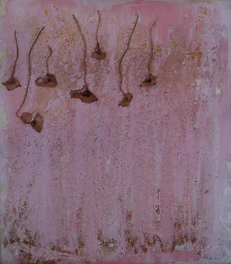 "Dissoluzione poetica" - Immagine di copertina per quaderno di poesia PETALI di Chiara Feoli - Ed. Il Papavero