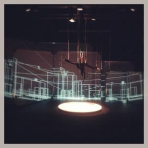 Urban marionnette/2 Puppets string and bunraku type, size human. Resin.