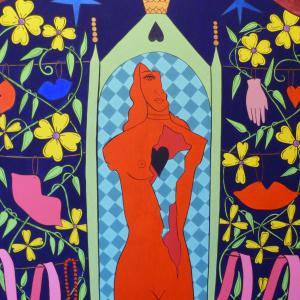 Madame Rouge cm 100x120 Madame Rouge cm 100x120