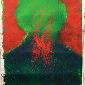 SPRING 2014, acrilico manifesti montati su tela cm 133x91 