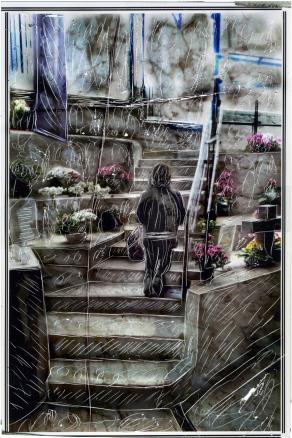 una salita verso il cielo.