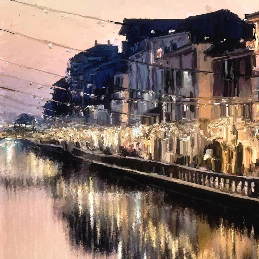 Luci di festa sui navigli- particolare 02